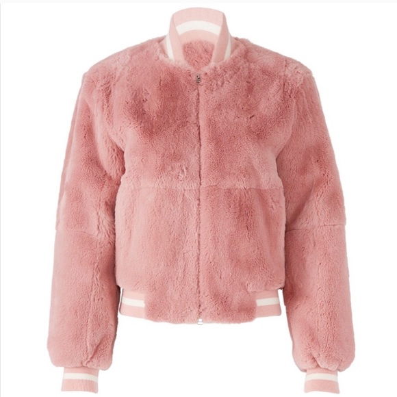 NWOT Elizabeth & James Rabbit Fur Jacket,S - Picture 8 of 8